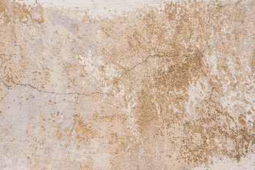 Wall fragment with scratches and cracks