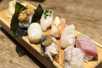 Close Up of Sushi
