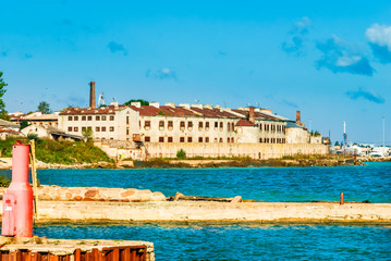 Obraz premium View on old fortress and prison Patarei in Tallinn - Estonia