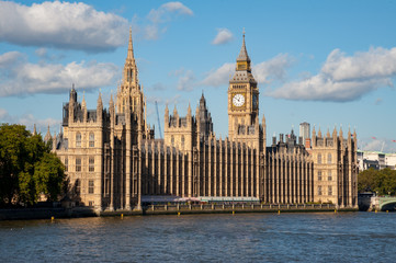 Houses of Parliament in London, UK - obrazy, fototapety, plakaty