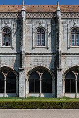 Detail of Jeronimos Monastery in Belem, Lisbon - Portugal