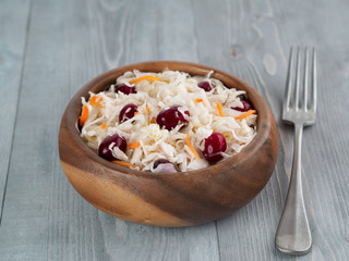 Sauerkraut with cranberry and carrot