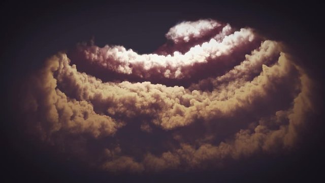 tunnel in the clouds