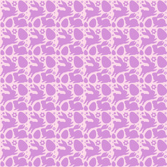 Easter day rabbit seamless pattern, design for wrapping paper, greeting card, banner, textile.
