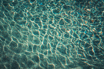 Fototapeta na wymiar water surface in the pool background