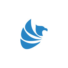 Fototapeta premium Elegant eagle logo design template