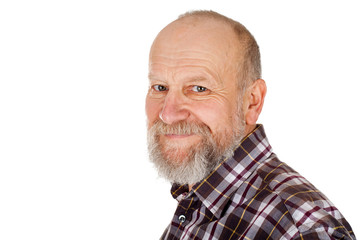 Handsome elderly man