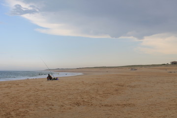 Obraz premium Plage Alantique, Aquitaine, France