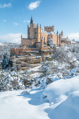 Winter in Segovia Alcazar