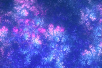 Fototapeta na wymiar Unregelmäßiges kreatives Hintergrundbild - Leuchtend Blau/Pink