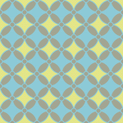 Japanese traditional retro wagara seamless pattern background geometry round curve cross