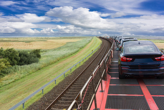 Autozug Sylt-Nieb&uuml;ll 