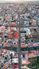 Naklejka premium Aerial view of Cochabamba, Bolivia