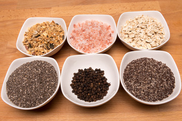 natural spices and seeds