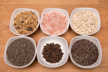 natural spices and seeds