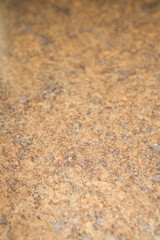 Brown countertop Desk in built-in kitchen