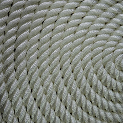 background texture rope synthetic white