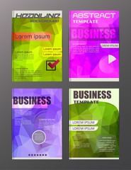 flyer design business and technology  icons, creative template design for presentation, poster, cover, booklet, banner.