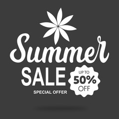 Summer sale discount template design