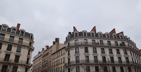 Fototapeta na wymiar Buildings oF Lyon, France