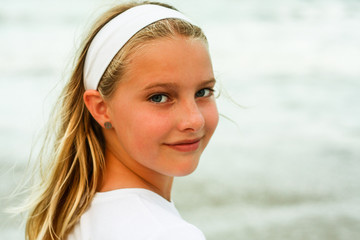 Girl at beach