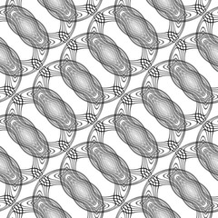Design seamless monochrome decorative pattern