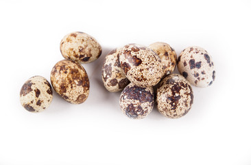 Obraz premium quail egg isolated on a white background