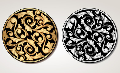 Decorative vintage design element