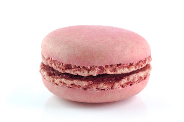 A strawberry macaroon