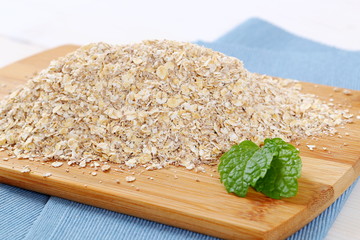 dry rolled oatmeal