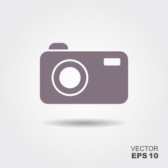 Camera Icon in flat style
