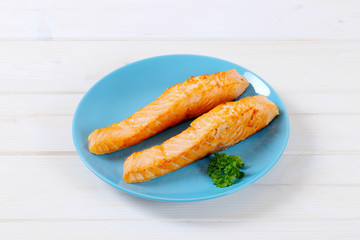 roasted salmon fillets