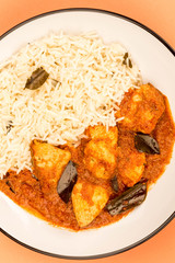 Chicken Madras Curry And Basmati Rice