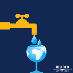 Save Nature Concept - World Water Day