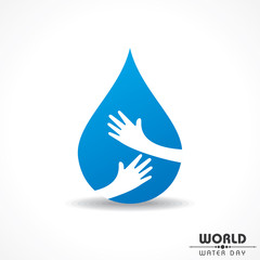 Save Nature Concept - World Water Day