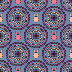 Circles fabric pattern