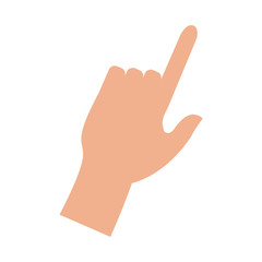 click hand icon pointer finger cursor vector illustration