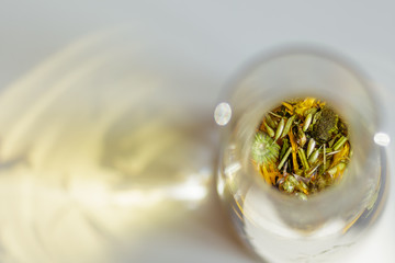 Carafe with herbal tea