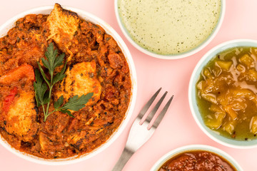Indian Style Chicken Balti Curry