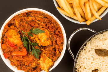Indian Style Chicken Balti Curry