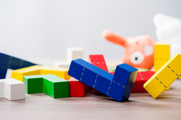 wooden puzzle blocks toy