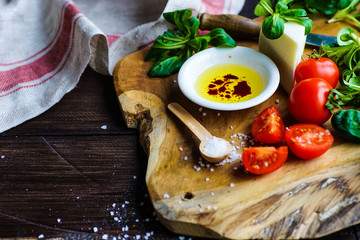 Organic food concept