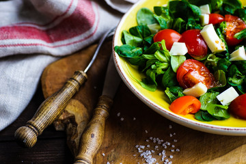 Organic food concept