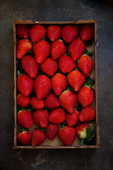 Fresh Strawberries Background