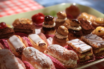 gâteaux de pâtisserie