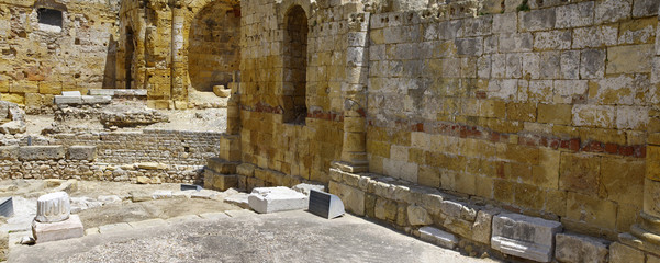 Roman Amphitheater in Tarragona, Catalonia, Spain