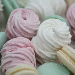 for dessert for a festive treat prepared beautiful and delicious cookies and marshmallows
