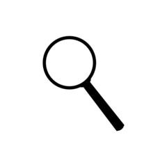 Magnifying glass, magnifier icon, logo