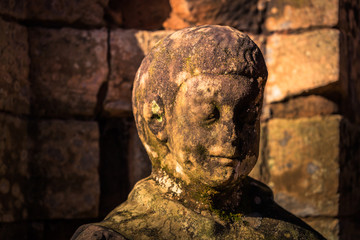Mission of La Santissima Trinidad - June 26, 2017: Reliious statue at the Jesuit ruins of the Mission of La Santissima Trinidad, Paraguay © rpbmedia