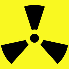 Fototapeta premium Icon radioactivity - Vector